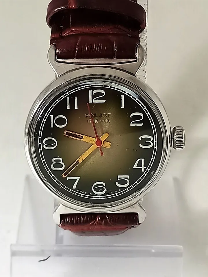 Wind up mens watch Poljot 2609, 17 jewels - Soviet mechanical wrist watch vintage