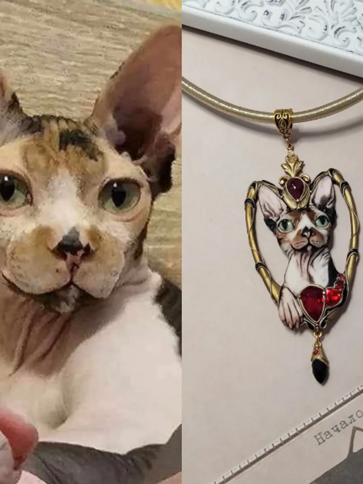 Necklaces and brooches with your pets!