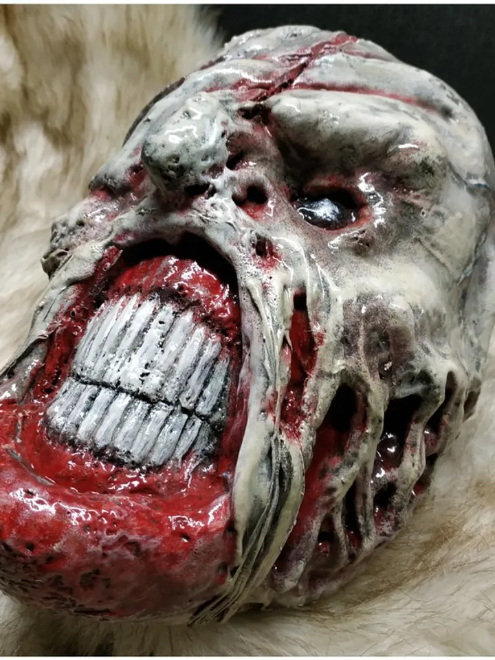 Resident Evil 3 - inspired - cosplay mask - Nemesis mask - Umbrella cosplay - zo