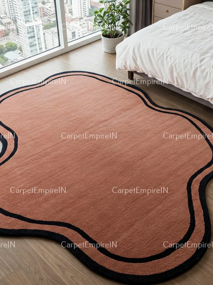 Irregular Shaped Rug | Hand-Tufted, Handmade Layerd rug, rugs for living room, Kids rug, Custom rug, bedroom rug, 4x6,5x8,8x10,9x12,10x14..