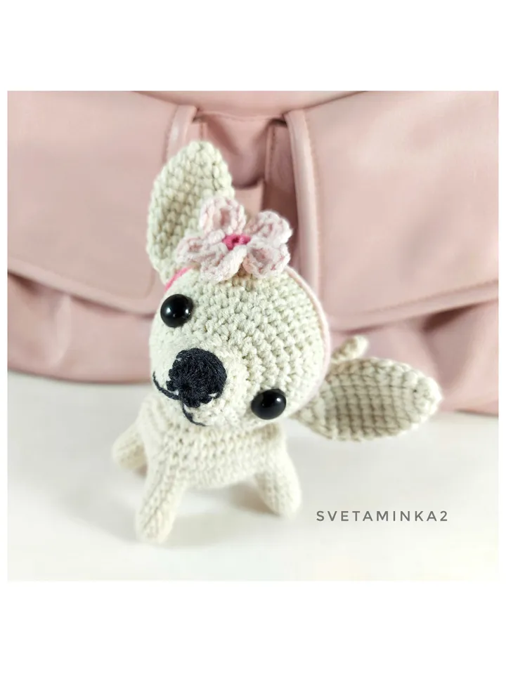 Chihuahua Crochet Pattern. Amigurumi Dog Pattern. Digital Download. PDF.