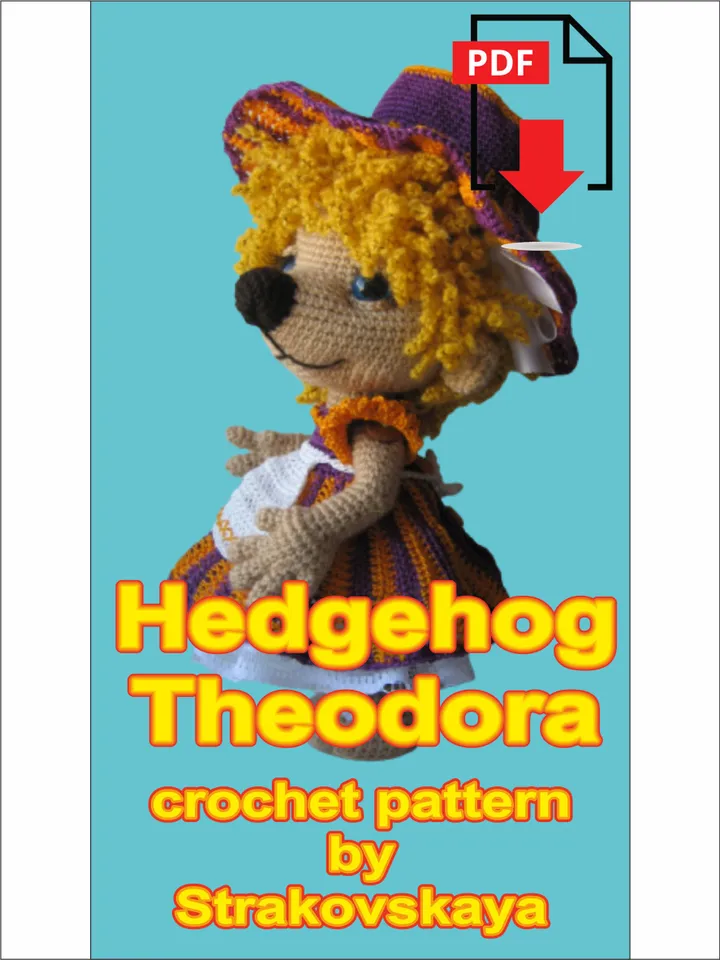 TUTORIAL: Hedgehog Theodora crochet pattern*