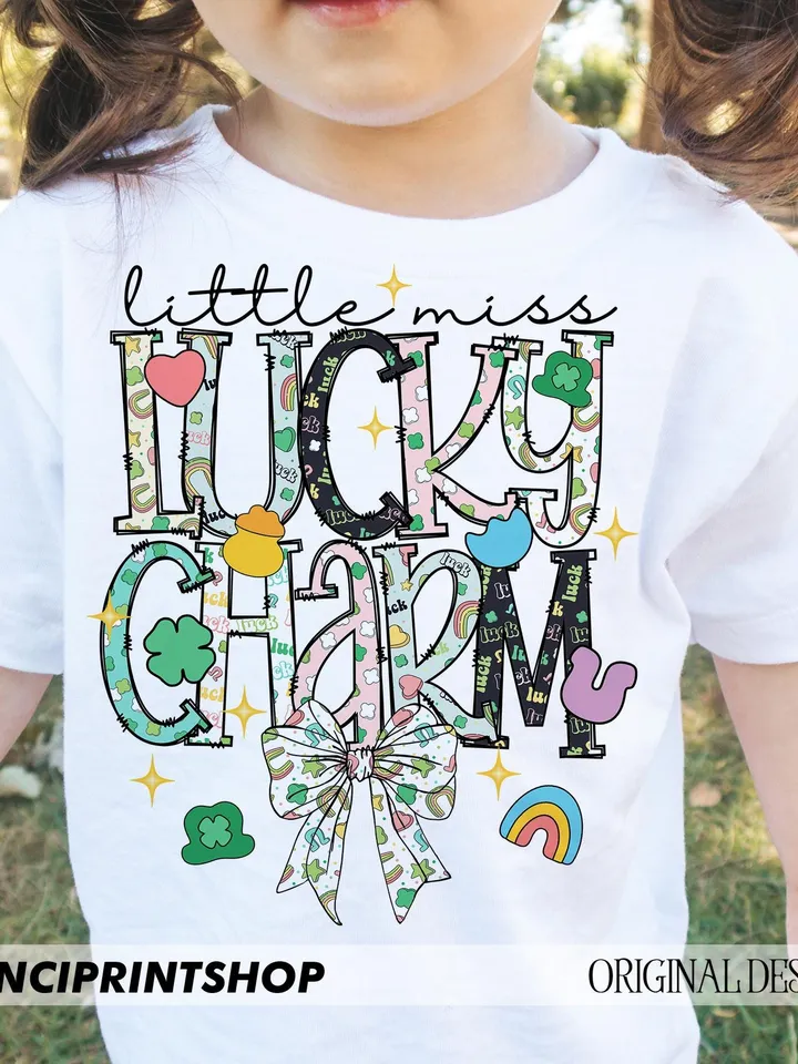Patrick's Day For Daughter Girls, Lucky Charm png, Lucky png, St Patricks Day png, Girl St patricks png, Toddler st patricks, kids for png