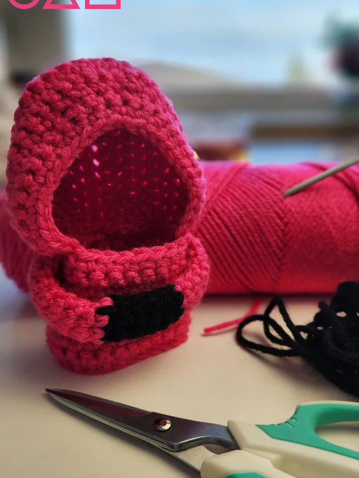 Pink Guard Hoodie Gear Shift Cover Crochet Pattern for Beginners, St Valentine Gift