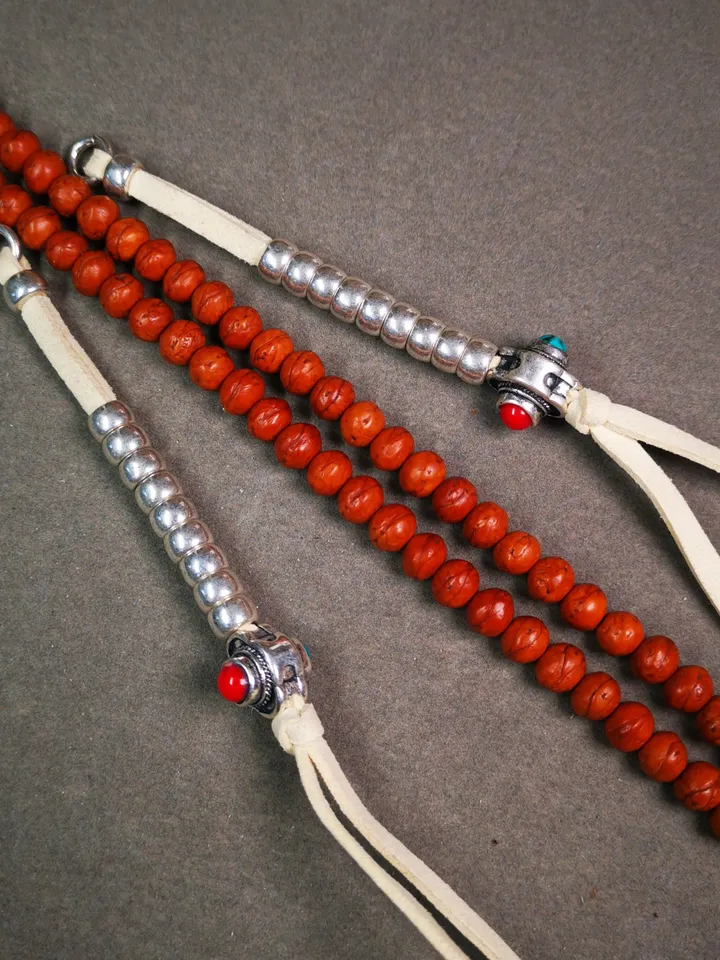 Gandhanra Handmade 5-7mm Tibetan Buddhist Prayer Bead Counters for 8-15mm Mala