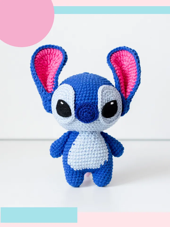 Stitch Crochet pattern amigurumi Monster for beginners in ENG