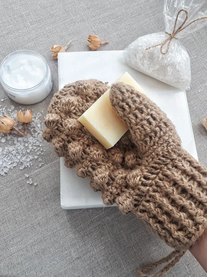 Shower Mitt Crochet Pattern PDF Crochet Pattern DIY Crocheting DIY  Bath Mitt Crochet Pattern