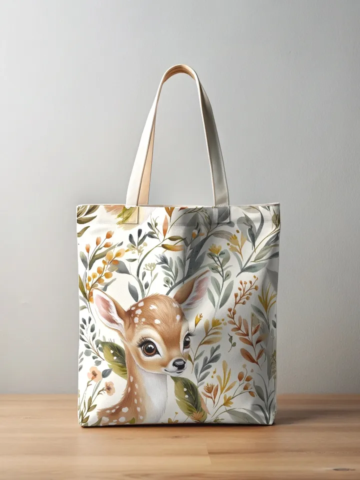 Seamless patterns with cute deer 14 pieces. Unlimited commercial use digital print files. Instant download.