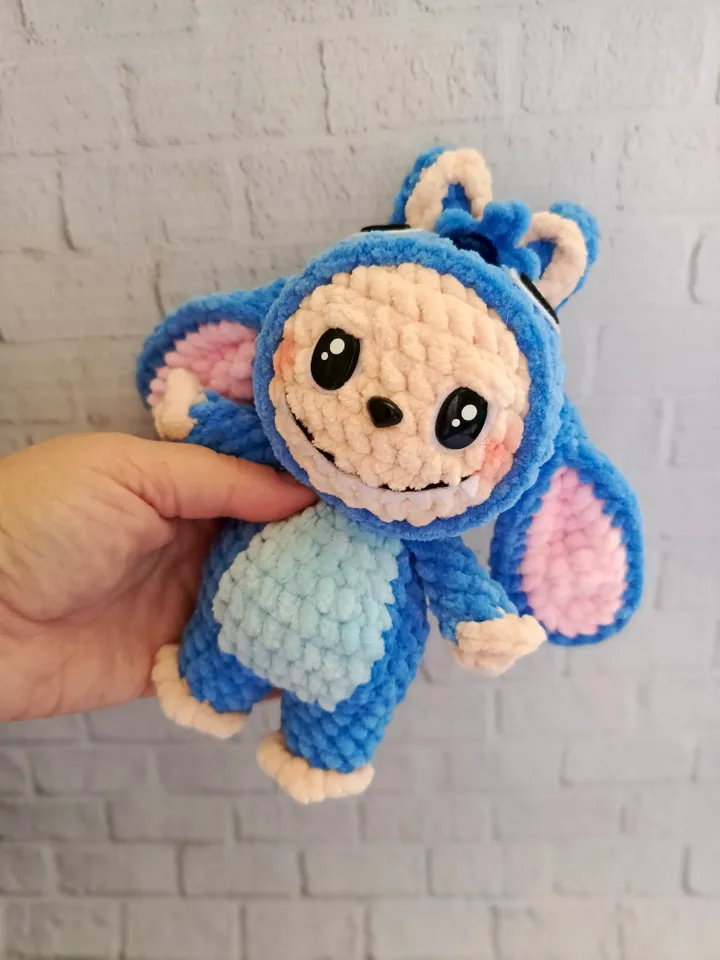 Labubu Amigurumi Crochet Pattern PDF, Spooky Cute Monster Toy, Digital Design for Halloween, Crochet Gift Ideas, labubu crochet pattern file