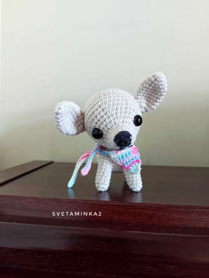 Crochet Puppy Pattern Amigurumi Dog. Digital Download. PDF.