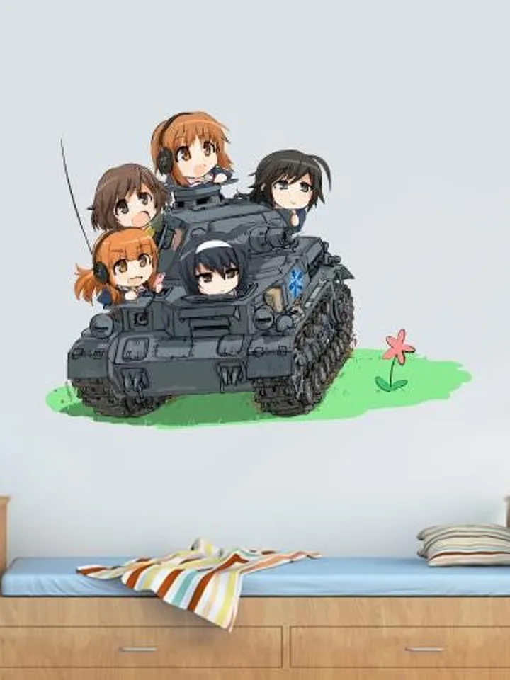 Anime girls und panzer Wall Decal Sticker Gift col760