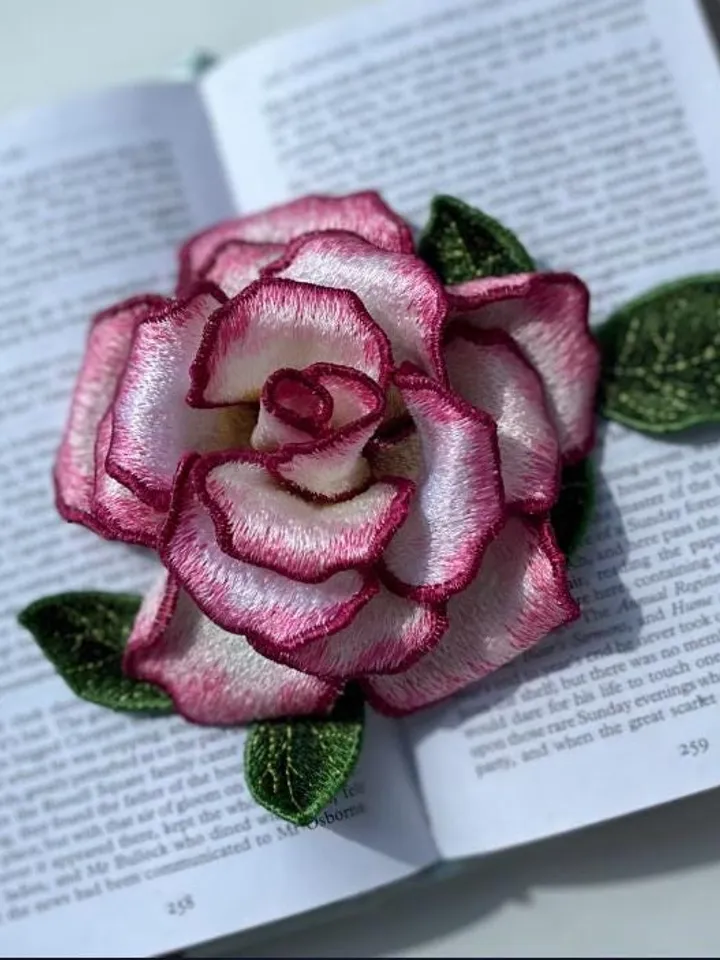 Set of flowers Brooch FSL (40% discount) Machine embroidery design Digital embroidery pattern Free standing lace flower file