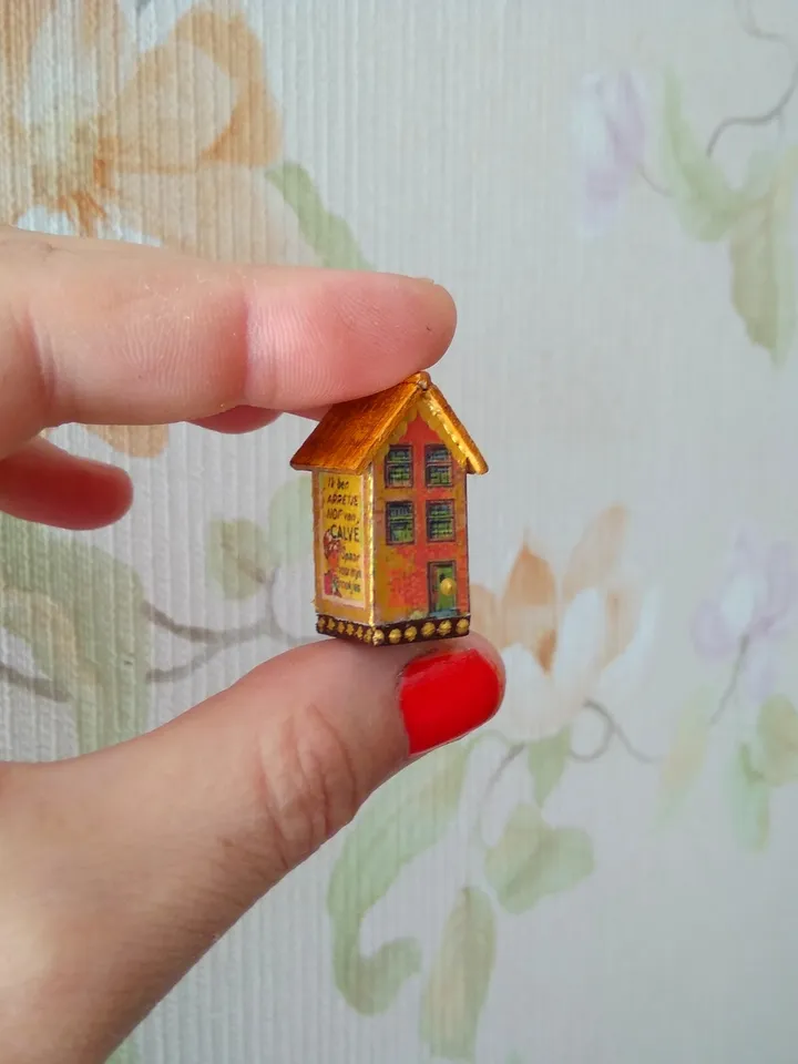 Houses for cockle roomboxes. Doll toy.1:12 scale.
