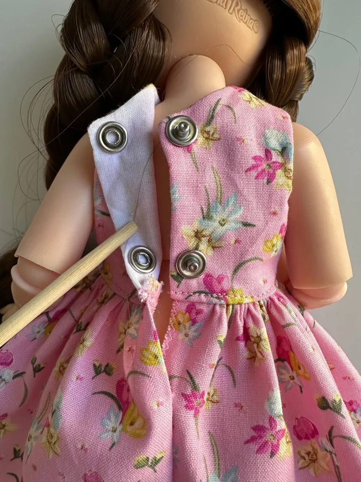 Tiny Charmer dress pattern for Paola Reina dolls