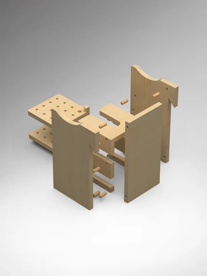 Compact Router Rack Plans (PDF) for Workshop – DIY French Cleat Storage System