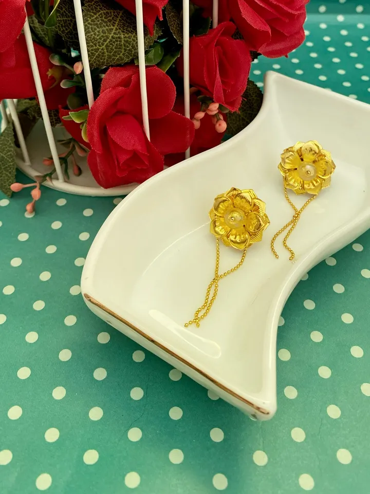 Handmade earrings. Individual design. Designer earrings.