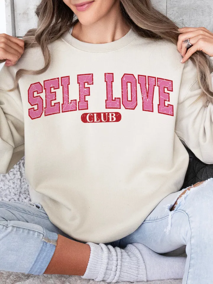 Varisty Self Love SVG PNG Grunge Valentine’s Day Trendy Valentine Cut file, college font cupid png, xoxo retro cut file, trendy vday tshirt