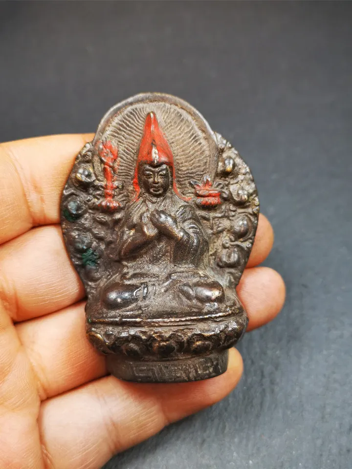Gandhanra Acient Tibetan Buddhist Statue,Terma,Je Tsongkhapa,Je Rinpoche,Lobsang Zhaba,60 Years Old