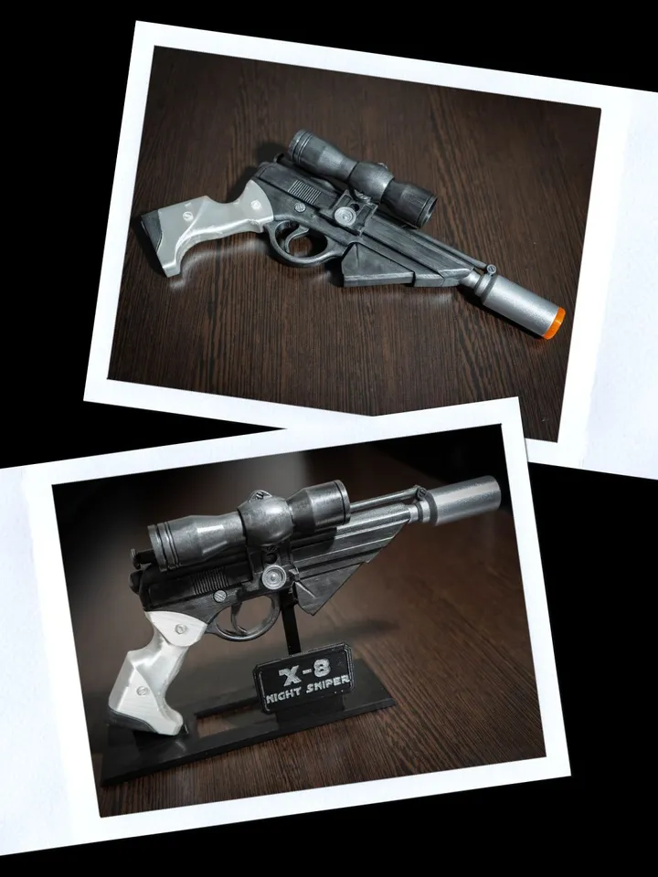 X-8 Night Sniper Blaster Prop Replica – Star Wars Cosplay & Collectible