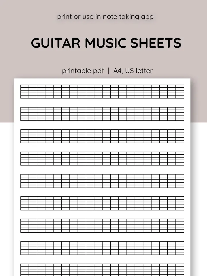 Blank guitar sheet for beginners. Blank guitar fretboard. Blank guitar fingerboard. Guitar diagram. Blank guitar neck diagram.