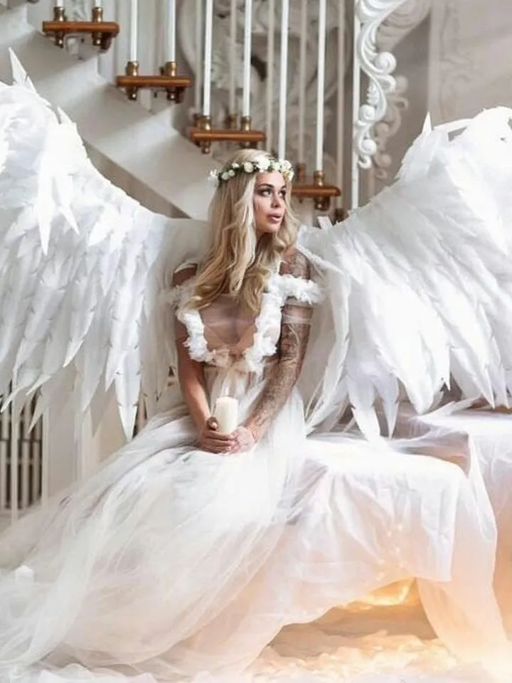 Wings, angel wings, white angel, white wings, large wings