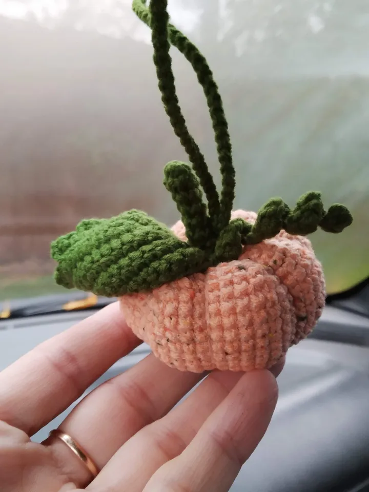 Gothic Style Plush Pumpkin Car Accessory, Halloween Car accessories, Hanging Car Accessories, Rearview Mirror Keychain, Cute Plush Creepy character, car charm