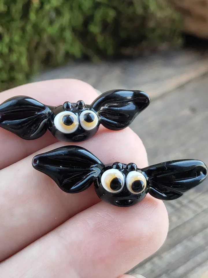 AQUARIUM DECORATION BAT figurine Aquarium decor Aquarium figurine Aquarium gifts Aquarium ornament Glass bat miniature Halloween art