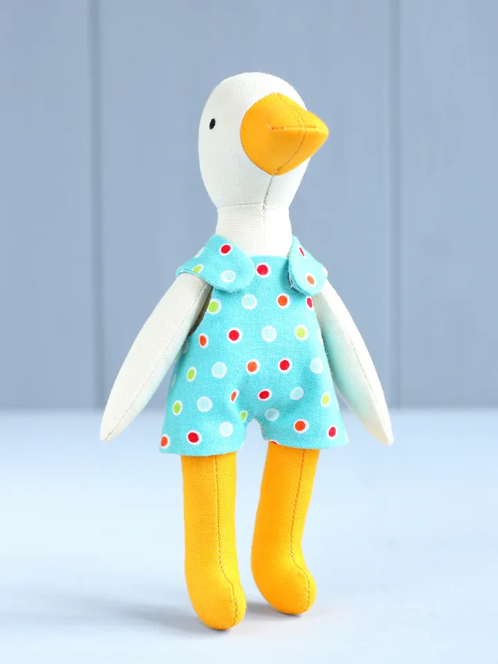 2 PDF Mini Chick and Duck Stuffed Animals Sewing Patterns Bundle