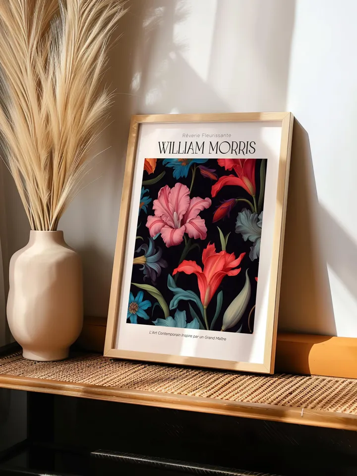 William Morris Wall Art, Vintage Botanical Print, Floral Poster Arts Decor, Digital Download, William Morris Print Digital Download AA8