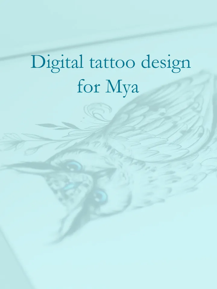 Order tattoo design with owl and dream catcher