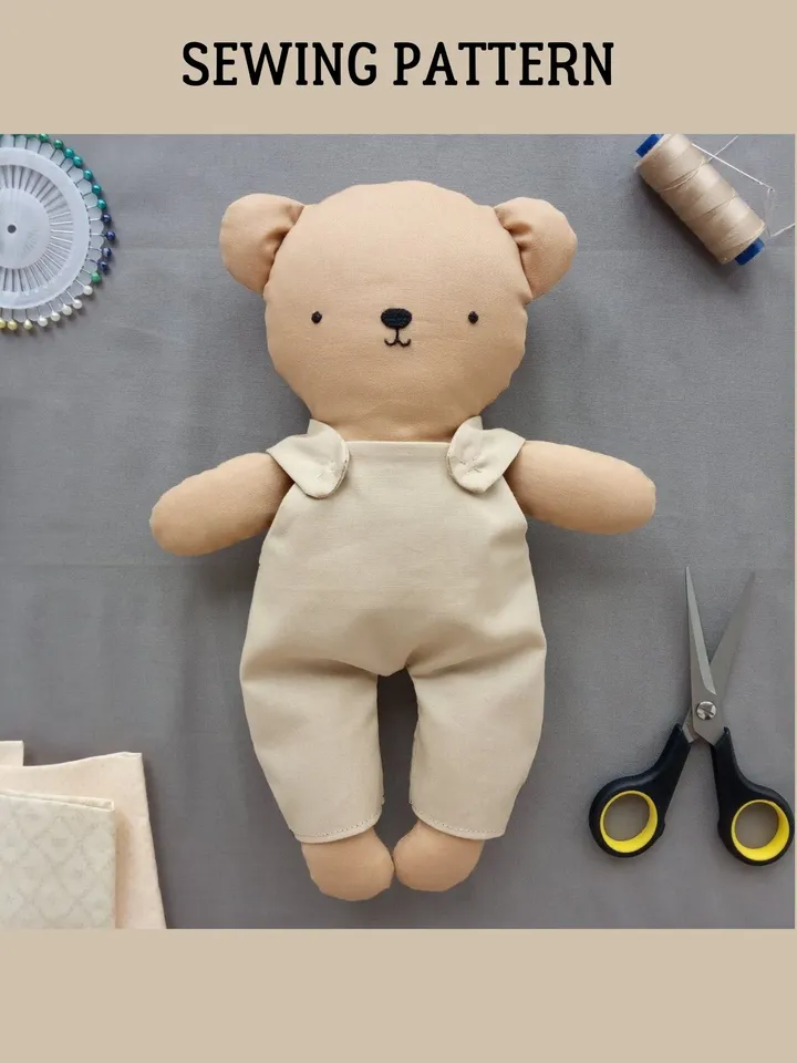 Bear Doll Easy Pattern PDF
