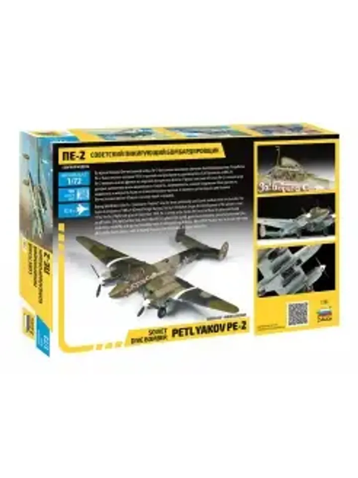 ZVEZDA Prefabricated 3D model of the Soviet Pe-2 Dive Bomber