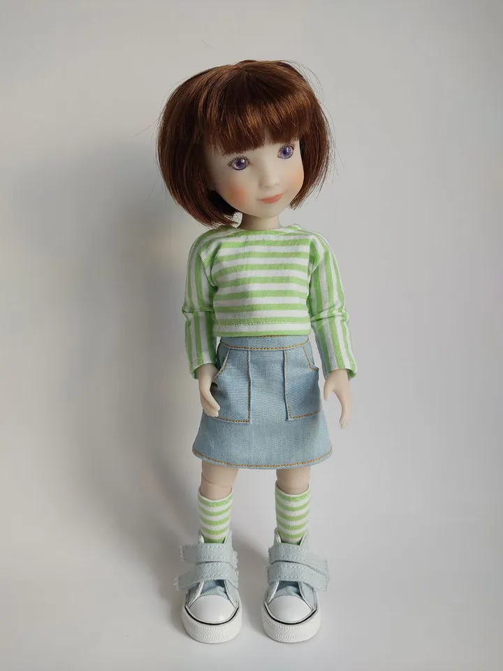 PDF sewing pattern for Siblies dolls.