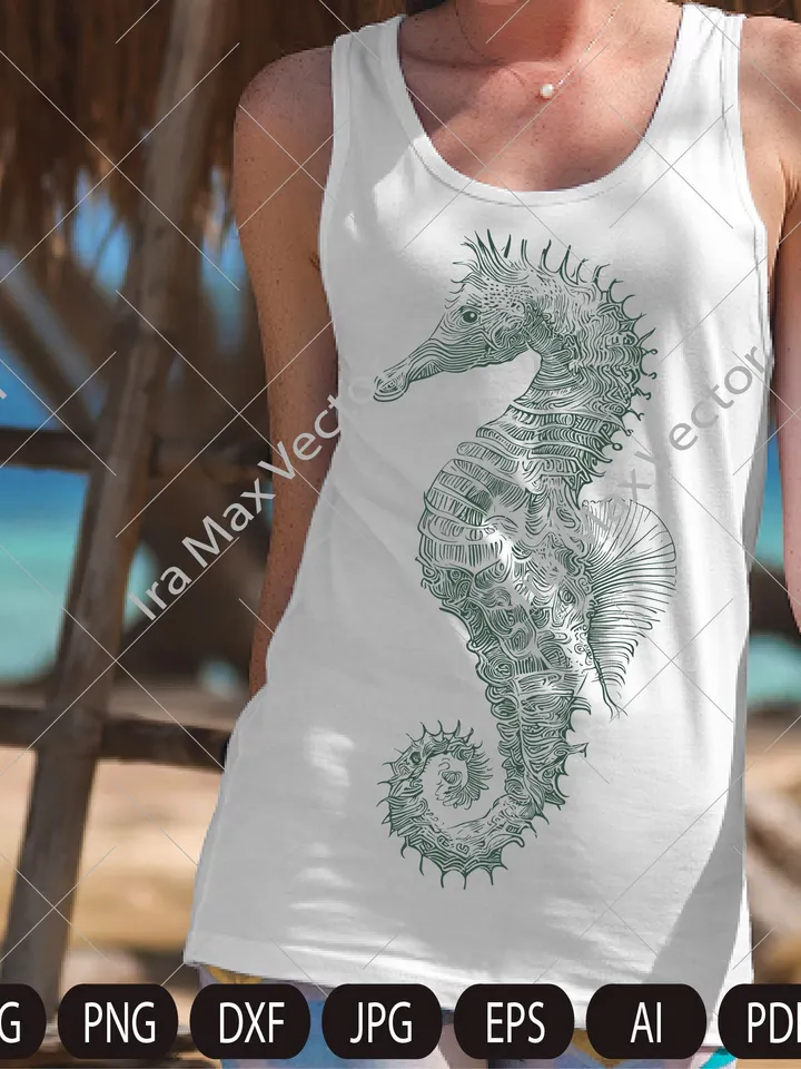 Seahorse Svg, Seahorse Clipart, Sea Dragon Svg, Ocean Fish Svg, Reef fish, Seahorse Vector,Sea horse Cut file, Ocean Life Clipart,Sea horses