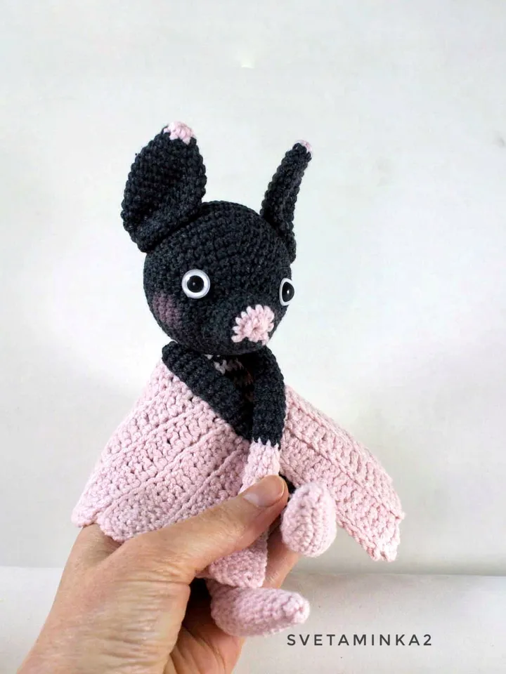 Bat Crochet Pattern Amigurumi Toy. Digital Download. PDF.