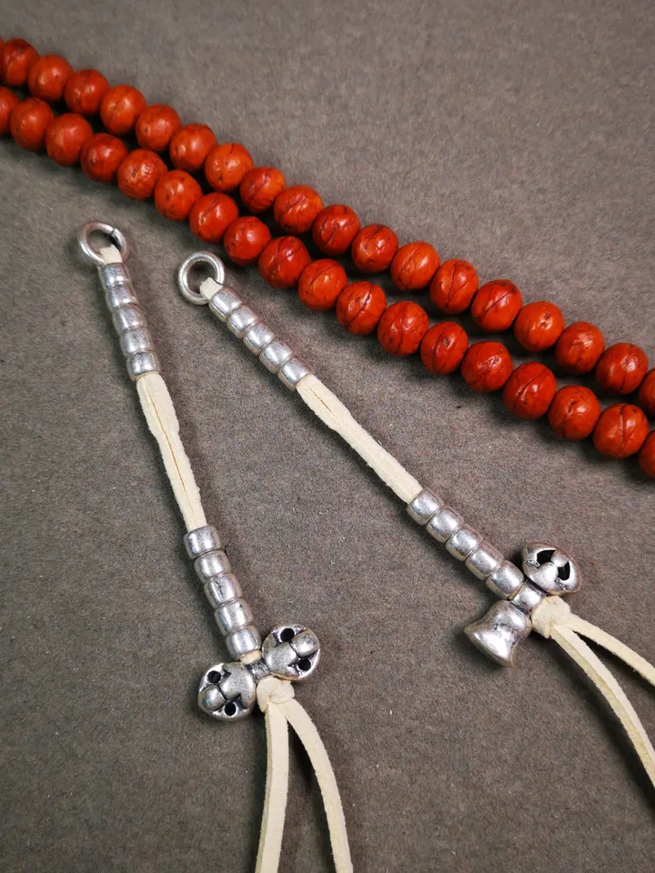 Gandhanra Handmade 5mm Tibetan Buddhist Prayer Bead Counters for 8-15mm Mala