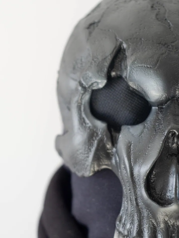 Black Balaclava mask, Monster mask, Demon Skull, Biker Mask, Halloween Mask Scary, Custom Cosplay Mask, Creepy Mask