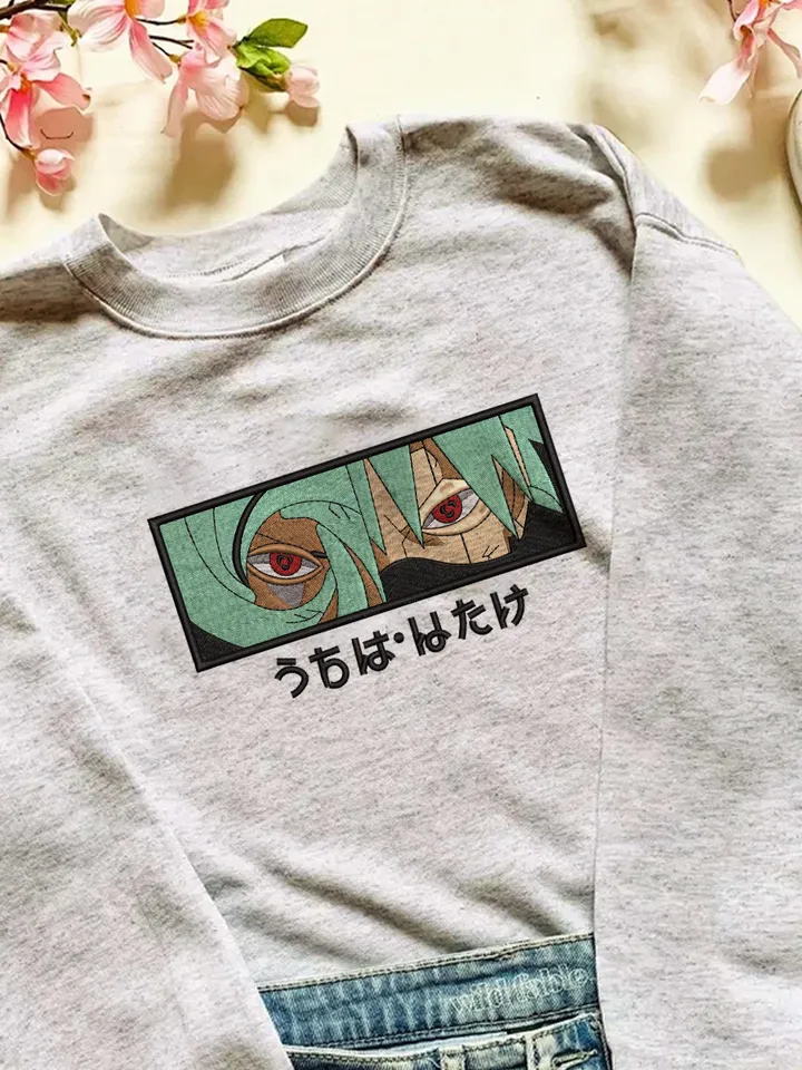 Obito Kakashi Embroidery Files, Naruto Anime Embroidery Designs, 3 sizes, Anime Machine Embroidery Design Files, Instant Download
