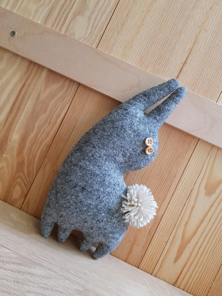 bunny sewing pattern pdf, rag doll tutorial in English, stuffed animal sewing diy