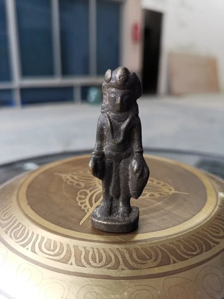 Gandhanra Antique Tibetan Buddha Statue,from Regong Tibet,70 years old