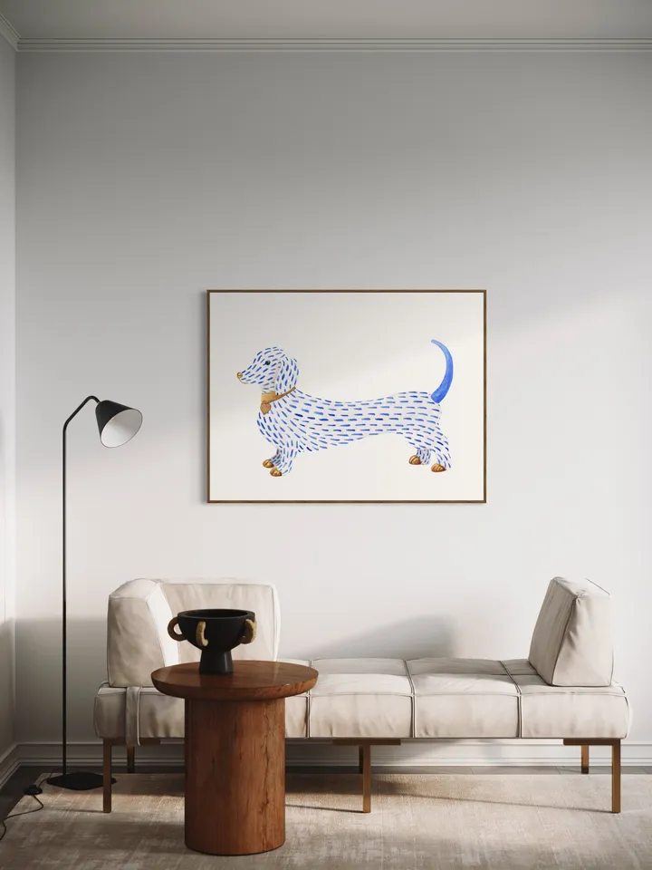 Dachshund Art Watercolor Painting Print Art Dachshund Gift Dog Wall Art Dog Mom Gift Sausage Dog Art Funny Dachshund Art Gift For Him Print