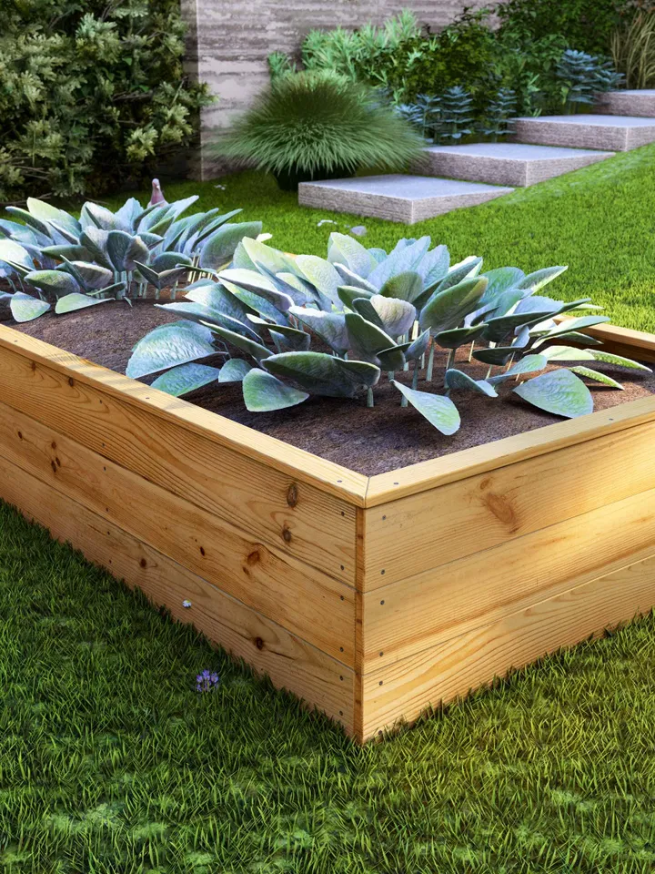 DIY PDF Raised Garden Bed Plans - 4 ft. x 8 ft. Easy Build Guide for Backyard Gardening