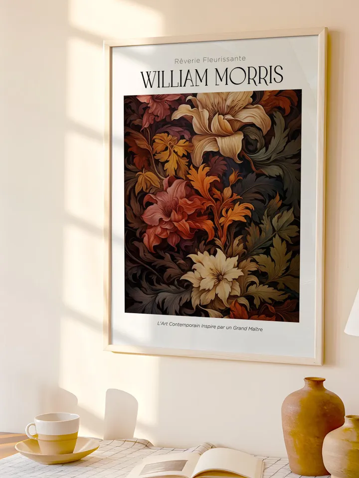 William Morris Wall Art, Vintage Botanical Print, Floral Poster Arts Decor, Digital Download, William Morris Print Digital Download AA10