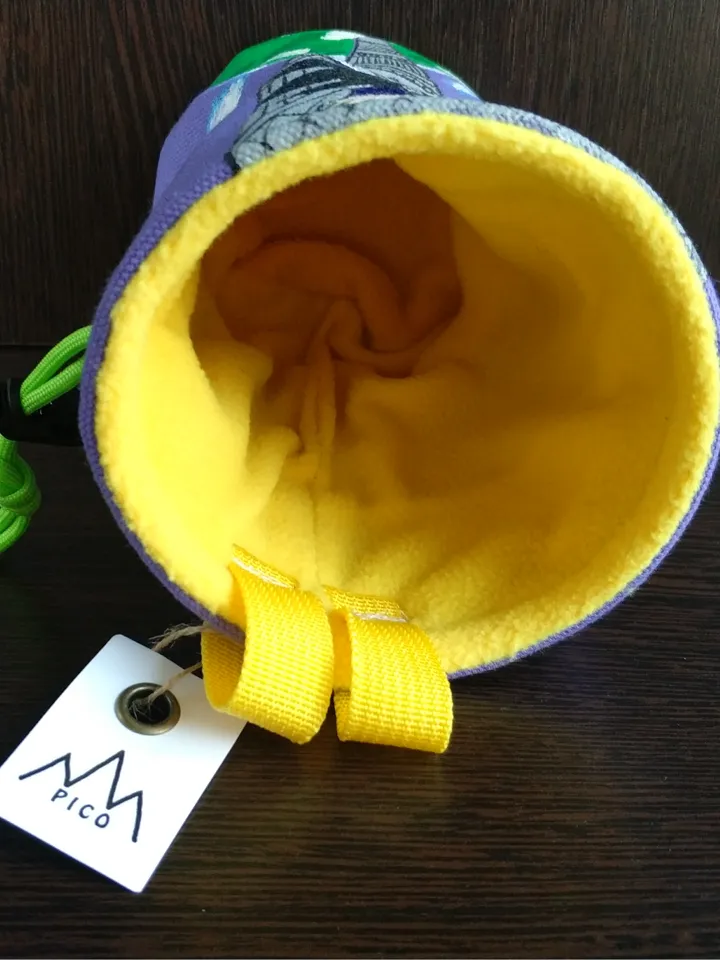 Chalk bag Anime Goku for rock climbing