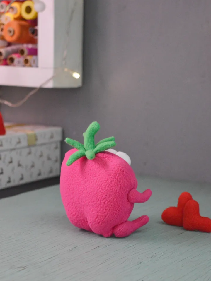 Plush Fleece Toy Pattern – Raspberry Softie PDF Tutorial