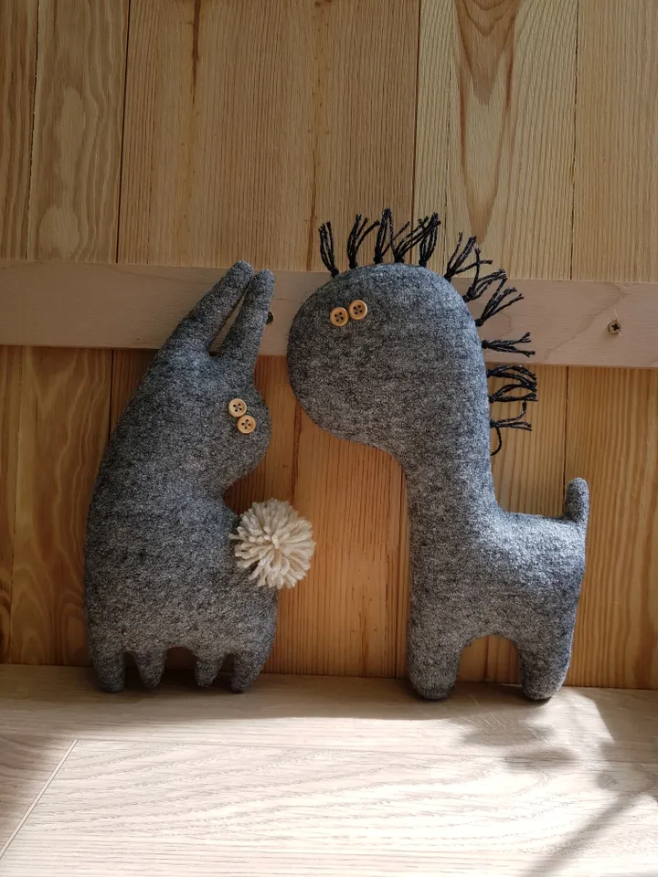 bunny sewing pattern pdf, rag doll tutorial in English, stuffed animal sewing diy