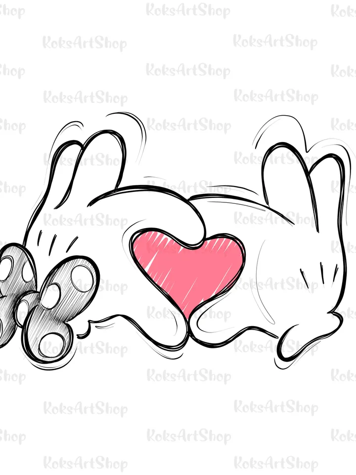 Мышиные уши любят, Любовь PNG, Влюбленная мышь, Влюбленные мыши png