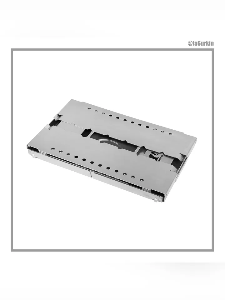 Sheet Metal Plans Drawings Folding Brazier (DXF, PDF)