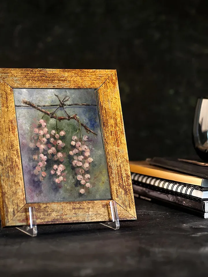 Fruits Oil Painting Still life Original Painting Berries Wall Art