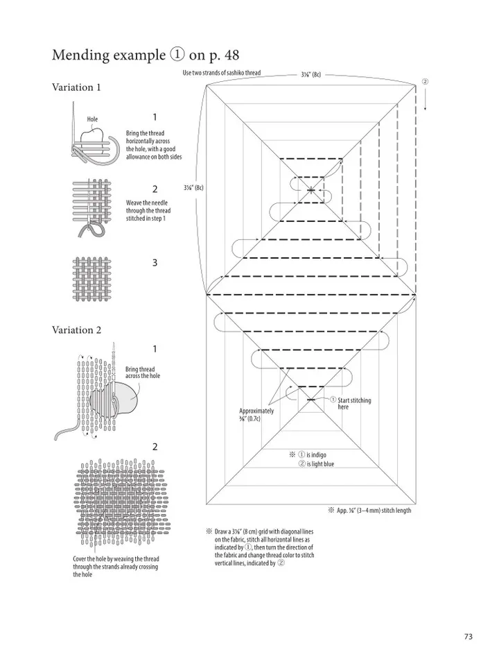 Sashiko for Making & Mending: 15 Simple Japanese Embroidery Projects
